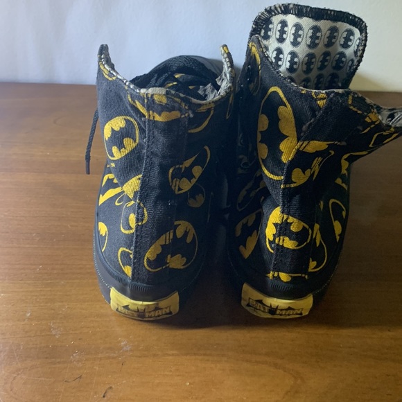 Vintage Converse Batman High Top Sneakers Size 4 - Picture 2 of 5